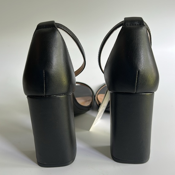 A New Day Shelly Women's Block Heel Open Toe Sandals Memory Foam Black - Picture 9 of 14